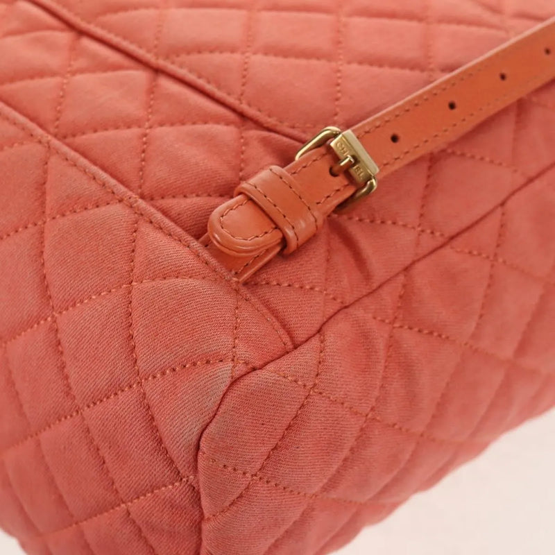 Chanel Vintage Flap Denim Pink Denim_jeans Bag