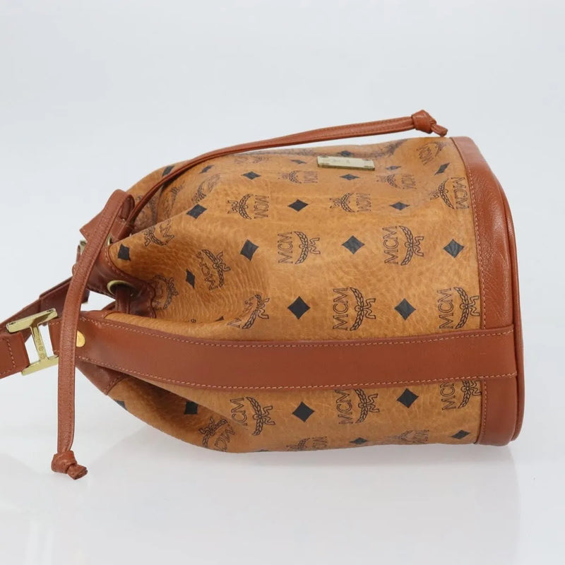 Mcm Visetos Pvc Brown Bag