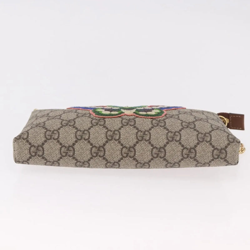 Gucci Pochette Gg Canvas Beige Pvc Bag