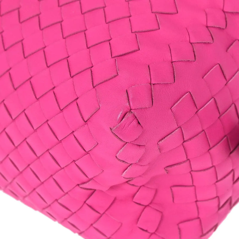 Bottega Veneta Intrecciato Leather Pink Bag