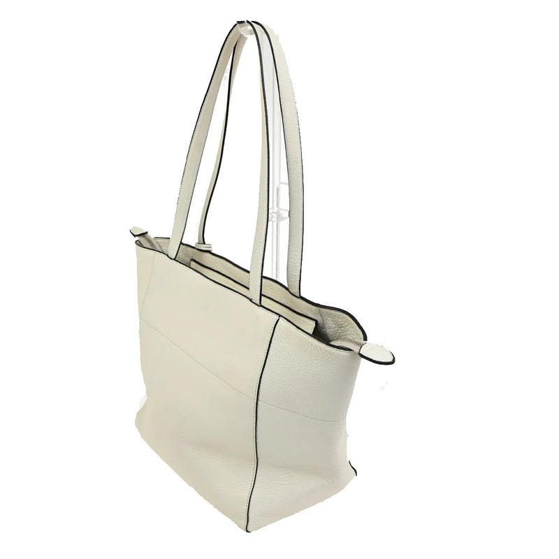 Prada Vintage Tote Leather White Bag