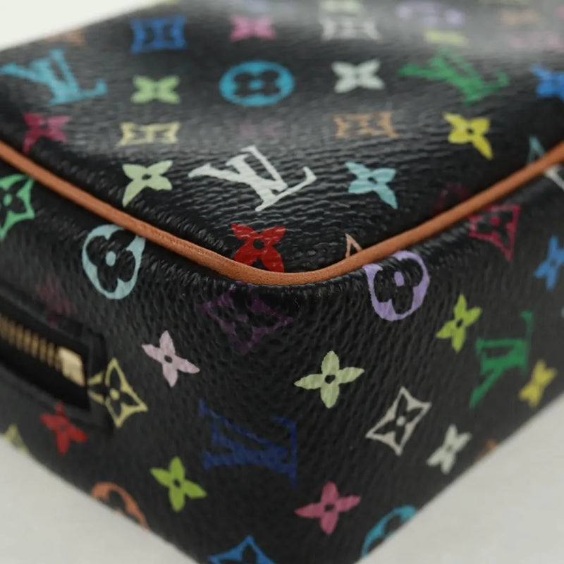 Louis Vuitton Wapity Trousse Monogram Multicolor Black Canvas Bag