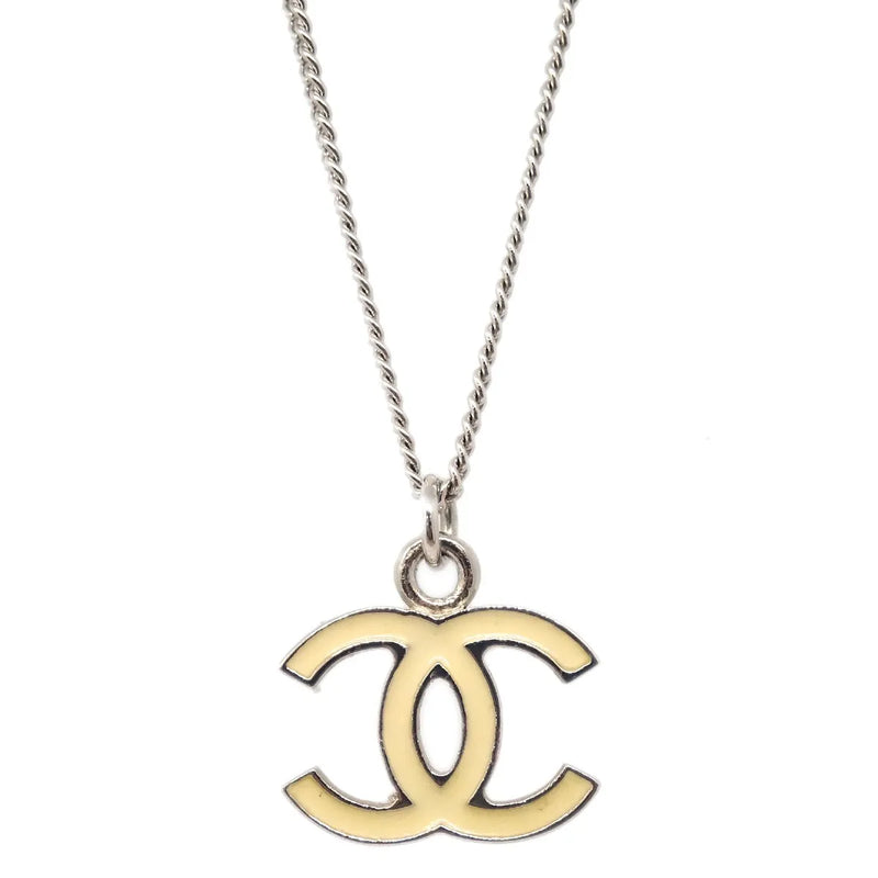 Chanel Cc Logo Pendant Metal Silver Silver_plated Jewelry