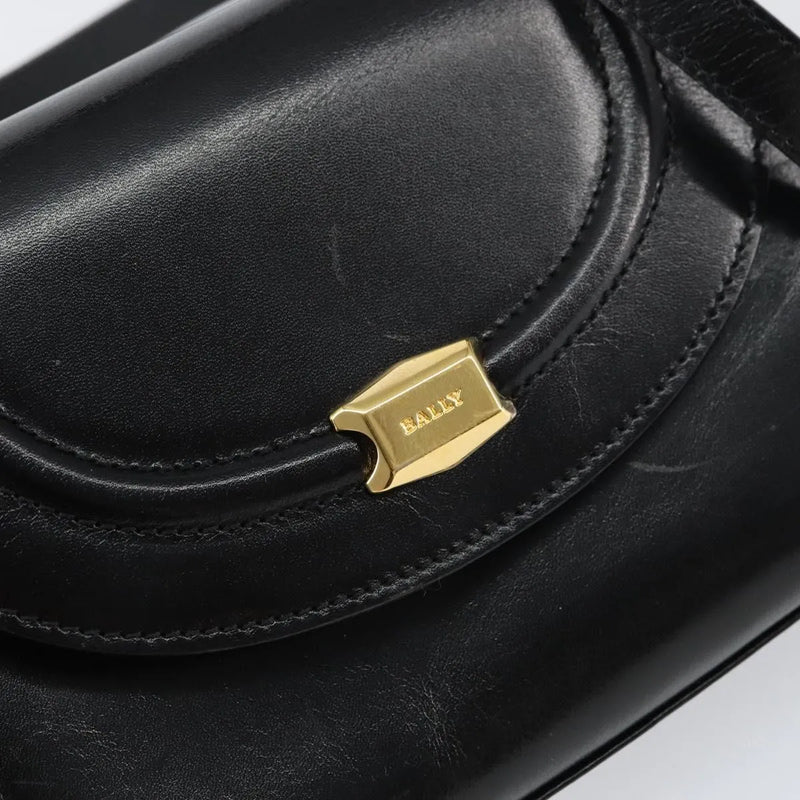 Bally Vintage Leather Black Bag