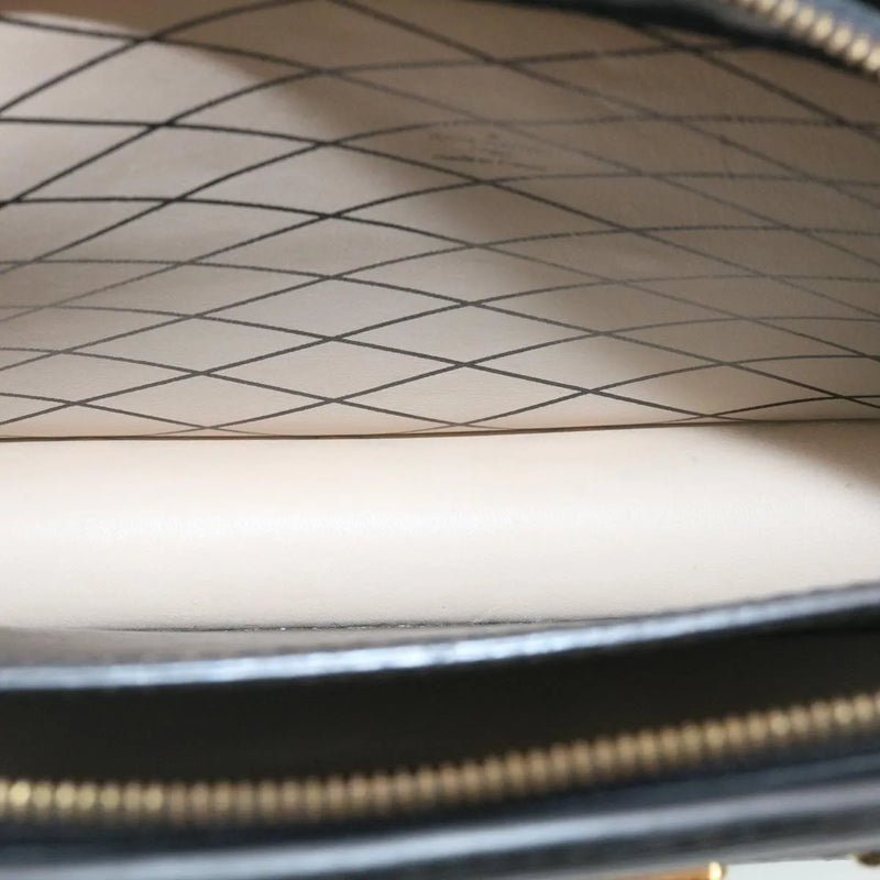 Louis Vuitton Trunk Clutch Epi Leather Black Bag