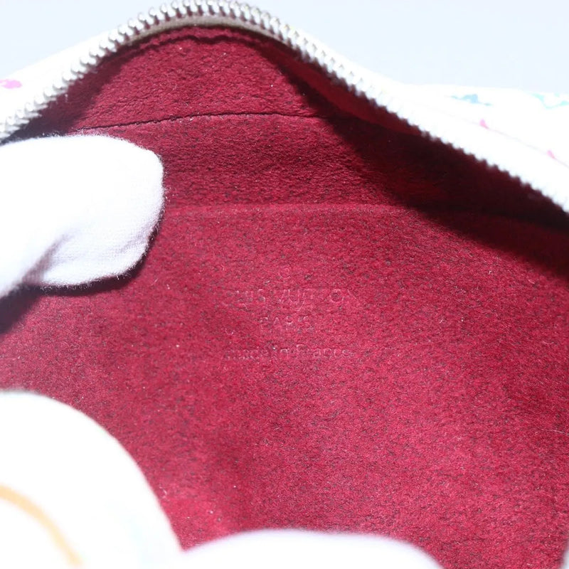 Louis Vuitton Wapity Trousse Monogram Multicolor White Canvas Bag