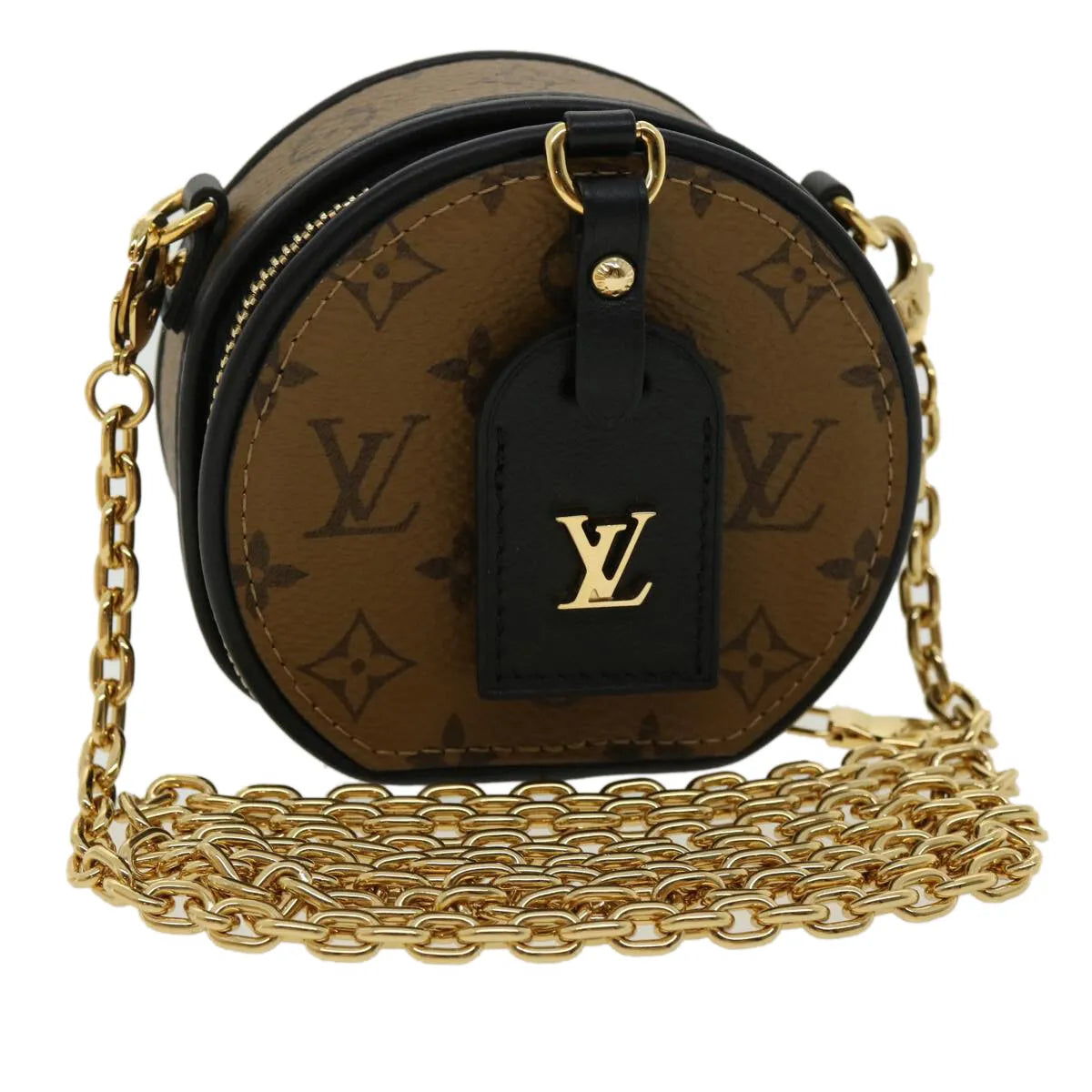 Louis Vuitton Boite Chapeau Souple Reverse Monogram Giant Brown Canvas Bag