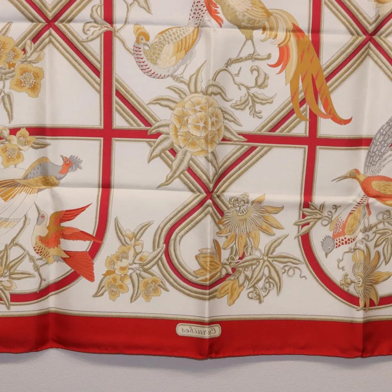 Hermes Carré 90 Silk Multicolor Red Accessory