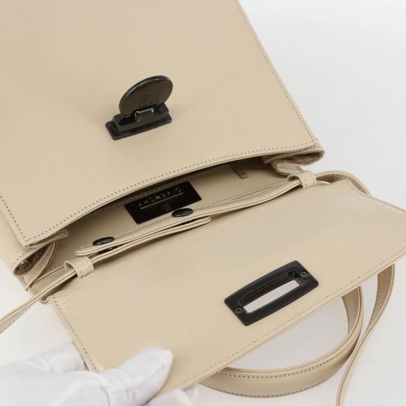 Givenchy Vintage 4g Leather Beige Bag
