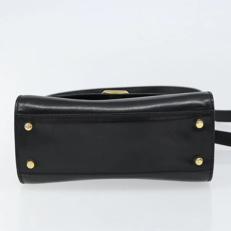 Bally Vintage Leather Black Bag