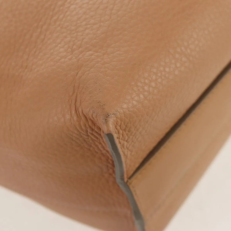 Chloe Cate Satchel Leather Beige Bag