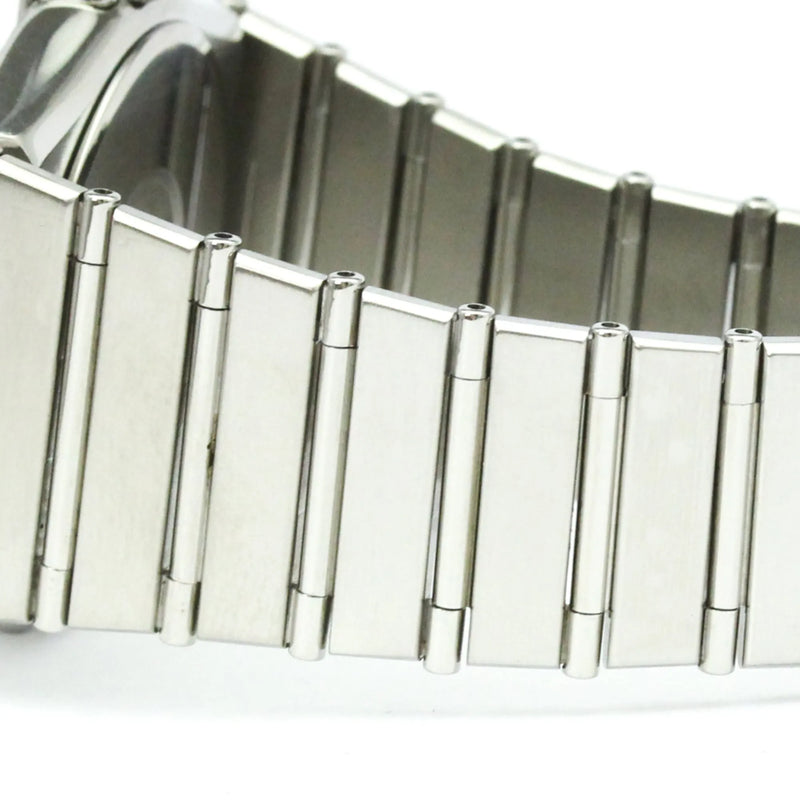 Omega Constellation Day Date Quartz Stainless Steel Watch