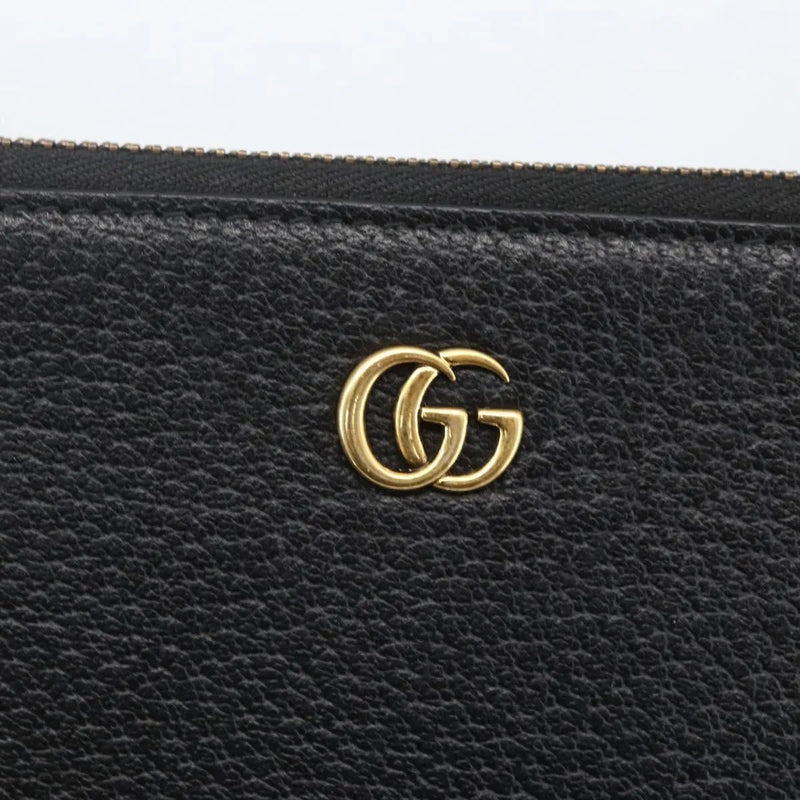 Gucci Gg Marmont Leather Black Bag
