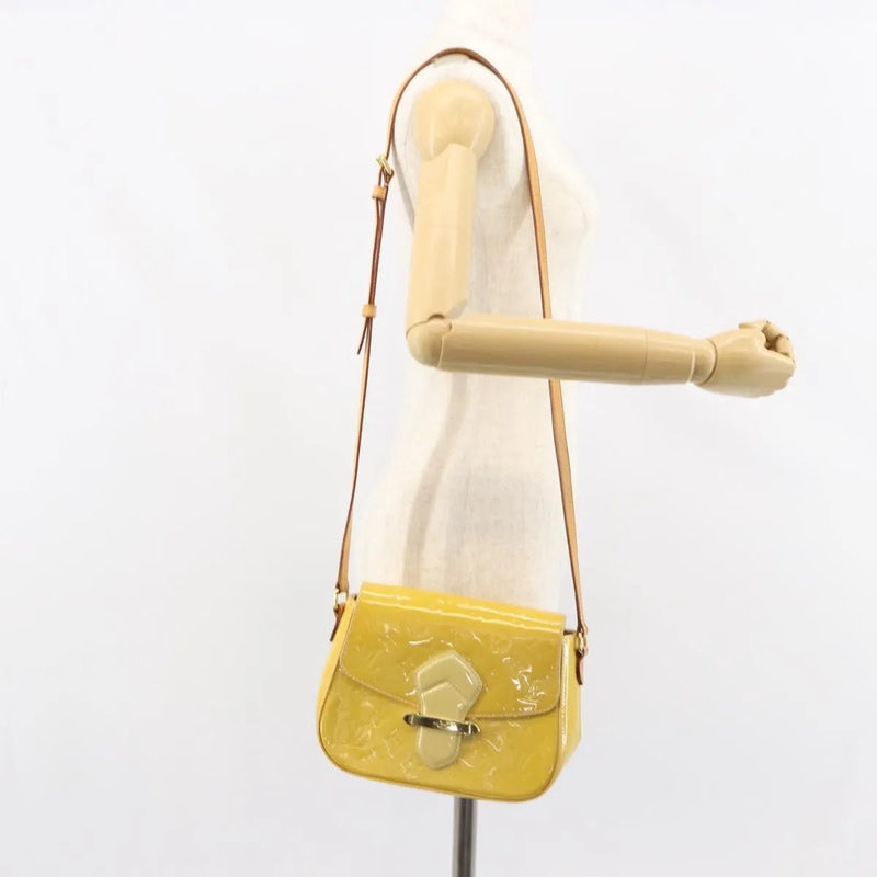 Louis Vuitton Bellflower Monogram Vernis Brown Patent_leather Bag