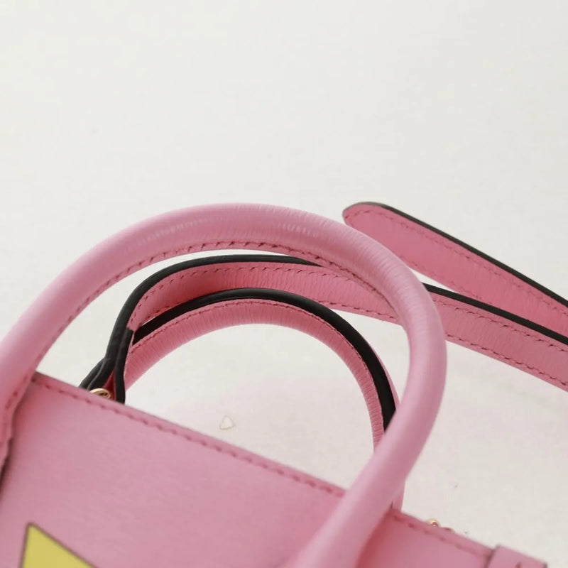 Gucci Vertical Tote Printed Leather Pink Bag