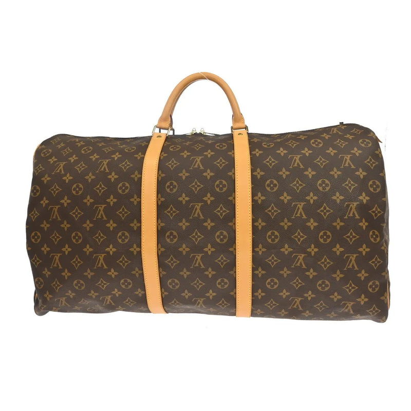 Louis Vuitton Keepall Monogram Canvas Brown Bag
