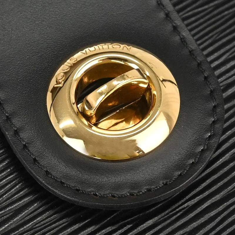 Louis Vuitton Cluny Leather Black Bag