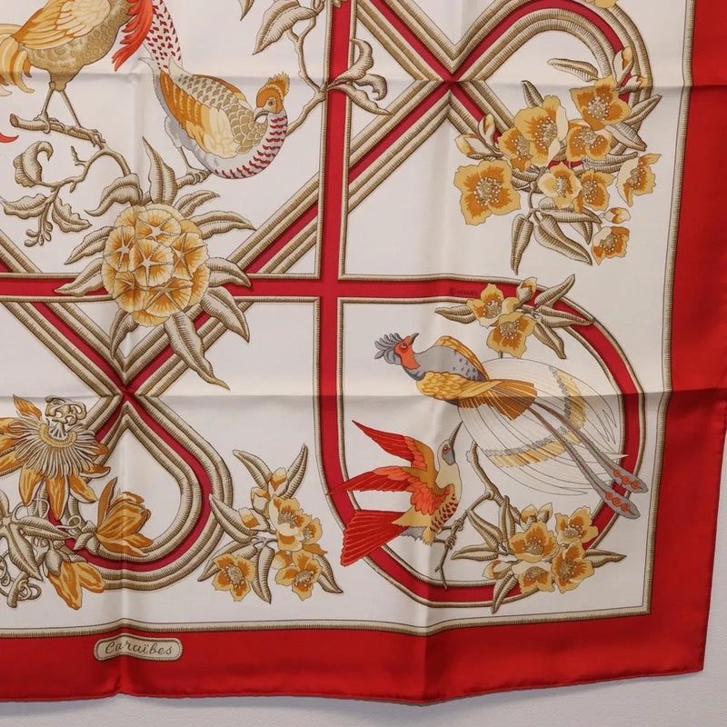 Hermes Carré 90 Silk Multicolor Red Accessory