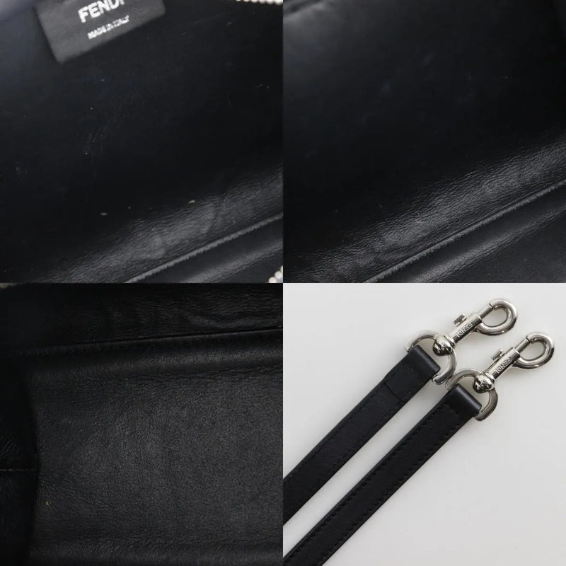 Fendi Petite 3jours Leather Black Bag