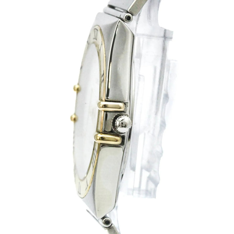 Omega Constellation Quartz Stainless Steel And Yellow Gold Watch