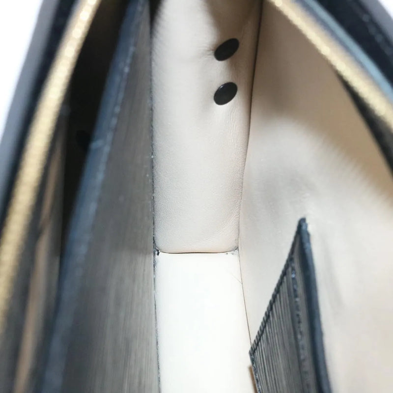 Louis Vuitton Trunk Clutch Epi Leather Black Bag