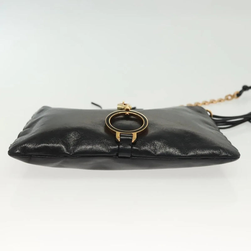 Prada Bow Vernice Saffiano Leather Black Bag