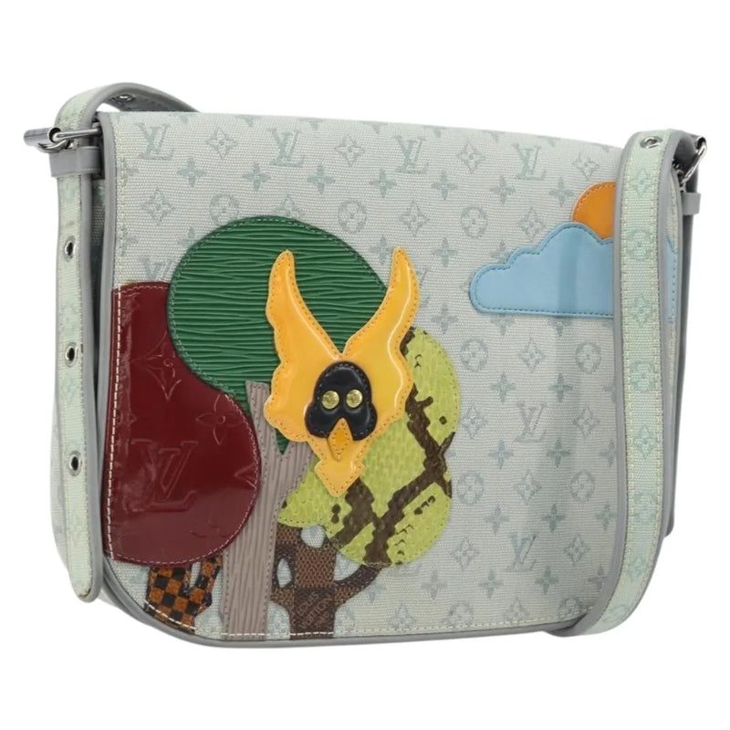 Louis Vuitton Conte De Fees Musette Monogram Patchwork Gray Canvas Bag