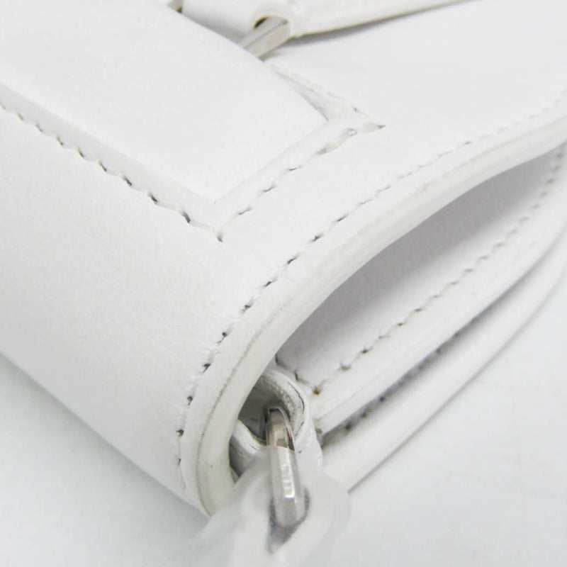 Burberry Olympia Flap Leather White Bag