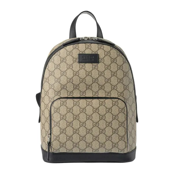 Gucci Front Pocket Gg Coated Canvas Beige Bag