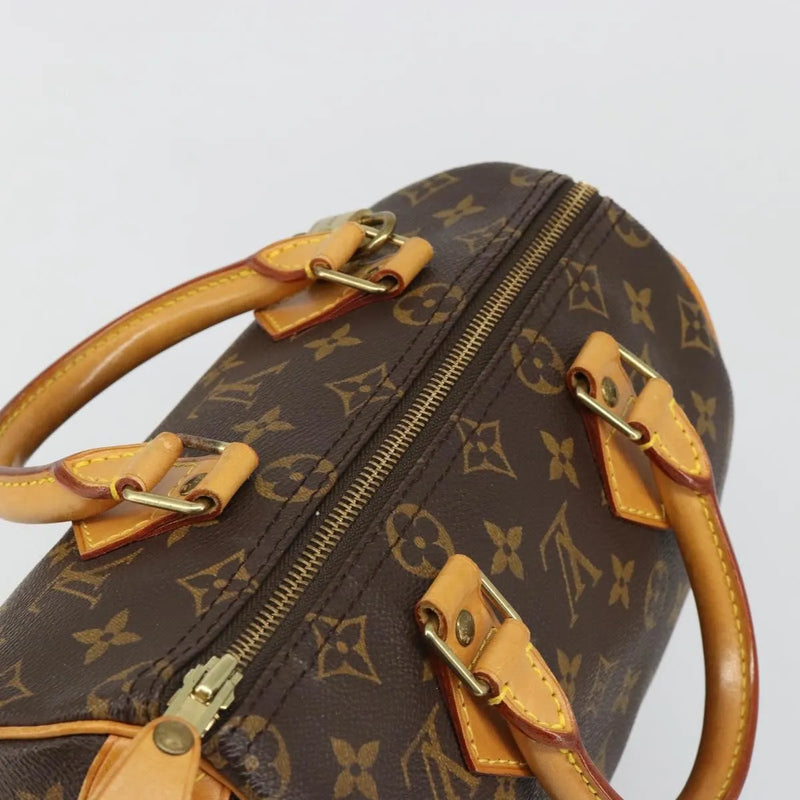 Louis Vuitton Speedy Monogram Canvas Neutral Bag