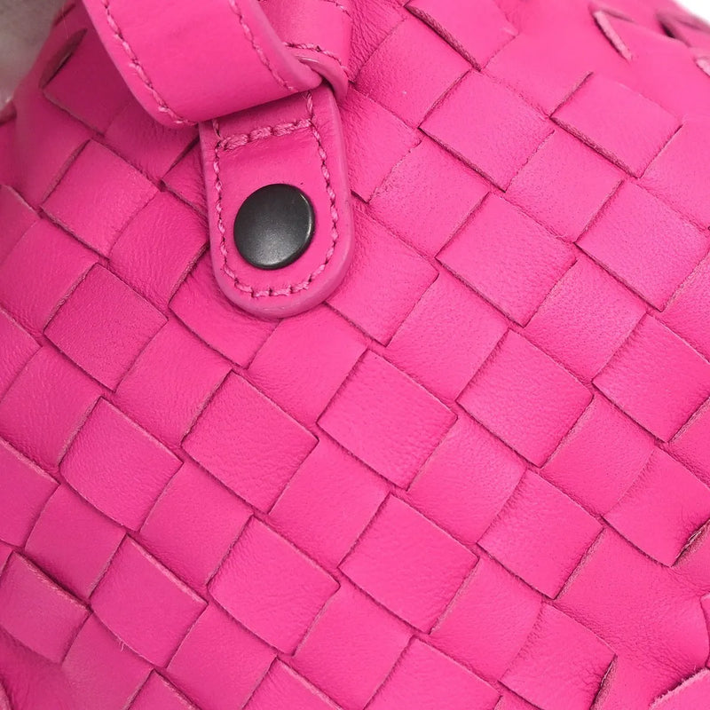 Bottega Veneta Intrecciato Leather Pink Bag