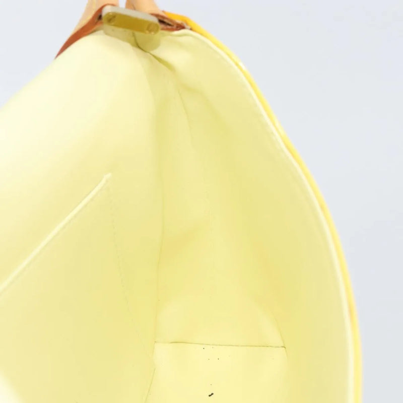 Louis Vuitton Thompson Street Monogram Vernis Yellow Patent_leather Bag