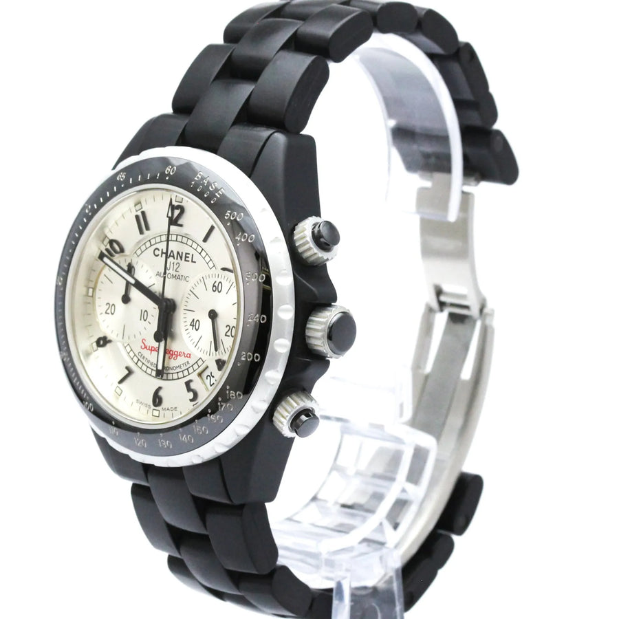 Chanel J12 Chronograph Automatic Ceramic And Stainless Steel Watch