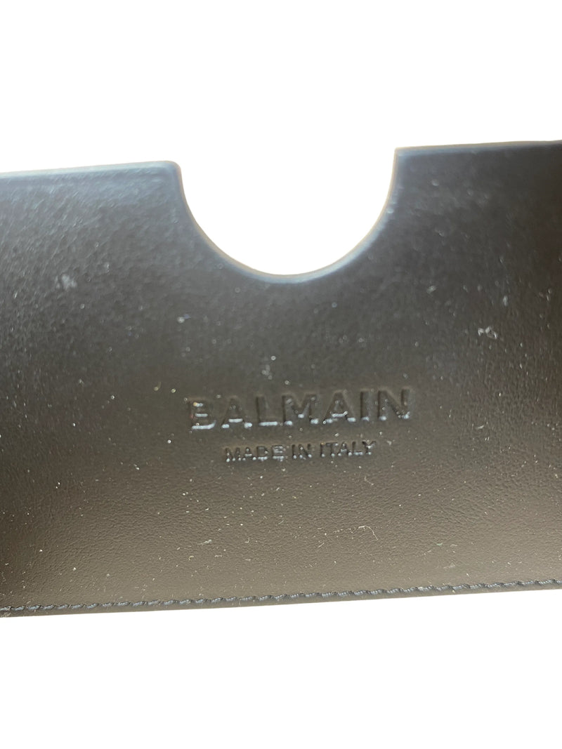 Balmain B-Buzz Leather Black Bag
