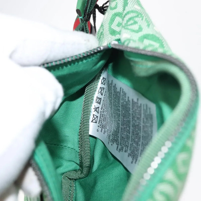 Gucci Waist Pouch Belt Gg Canvas Green Bag