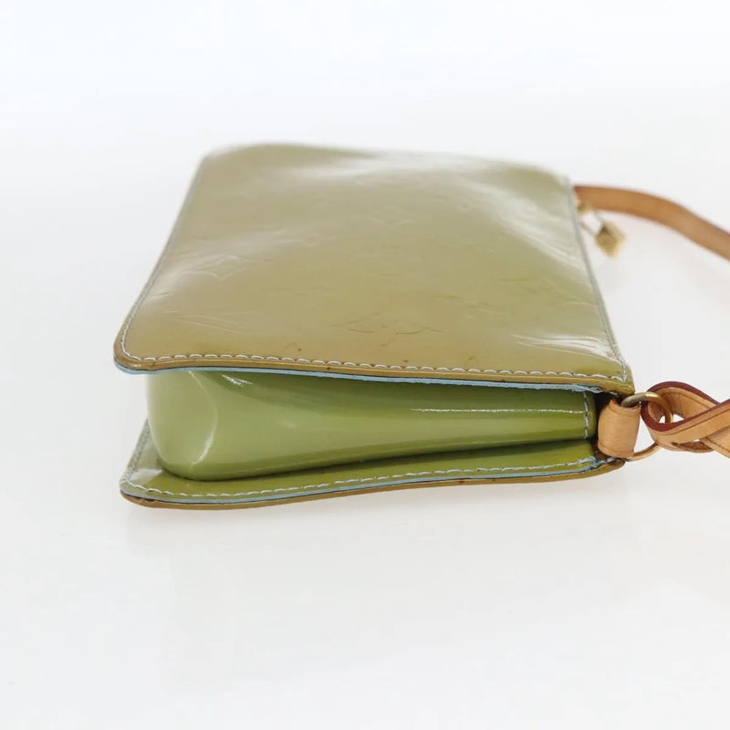 Louis Vuitton Lexington Pochette Monogram Vernis Blue Patent_leather Bag