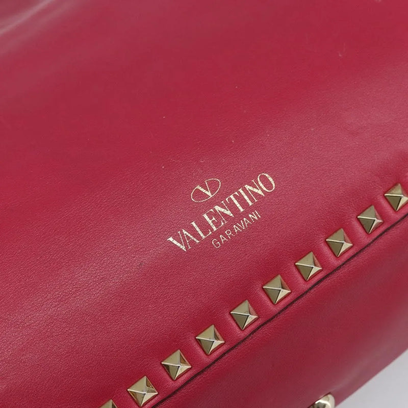 Valentino Garavani Rockstud Tote Soft Leather Pink Bag