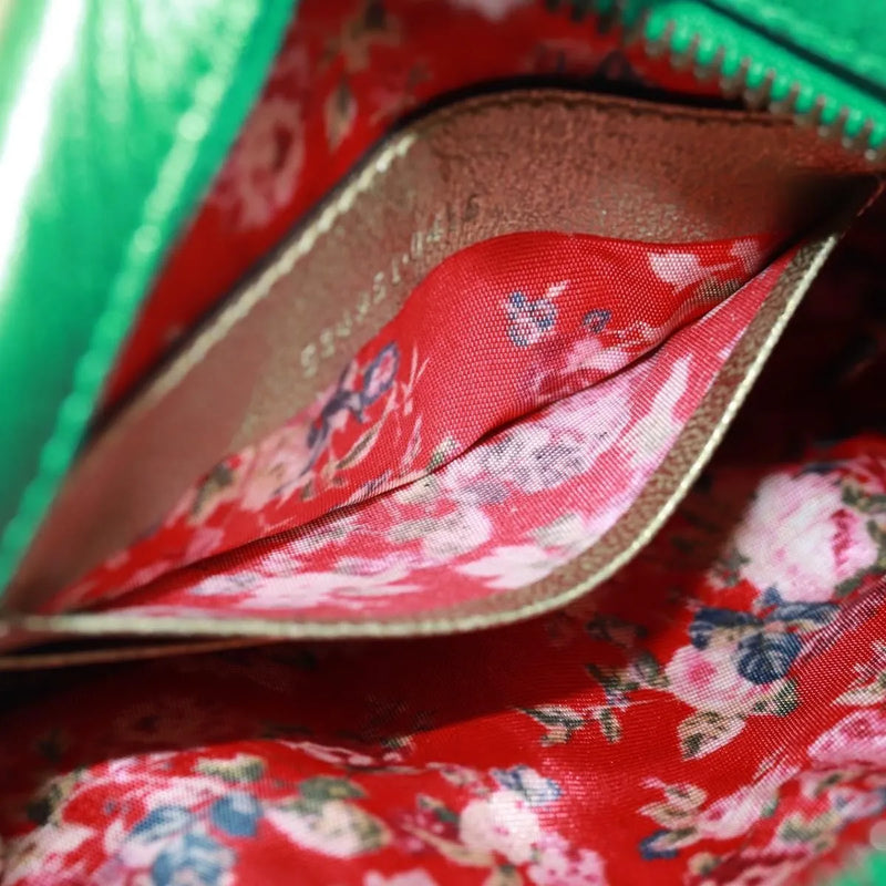 Gucci Trapuntata Camera Quilted Laminated Leather Red Bag