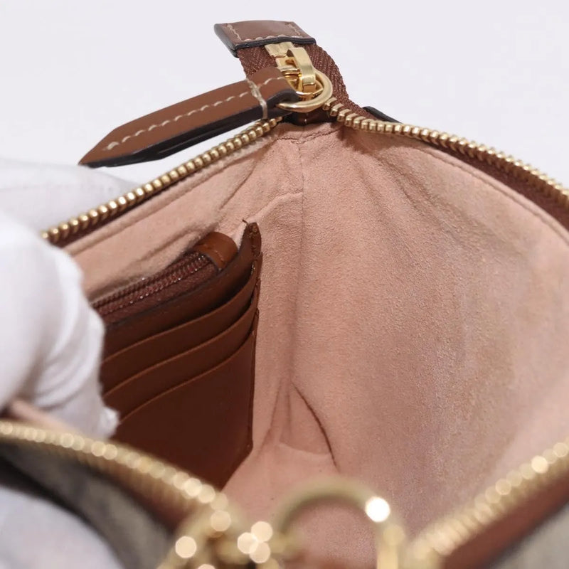 Gucci Pochette Gg Canvas Beige Pvc Bag