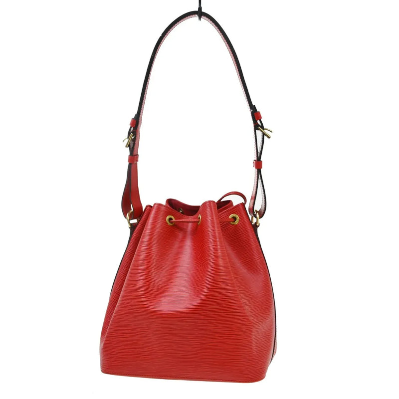 Louis Vuitton Petit Noe Epi Leather Red Bag