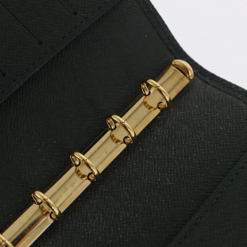 Louis Vuitton Agenda Cover Taiga Leather Green Accessory