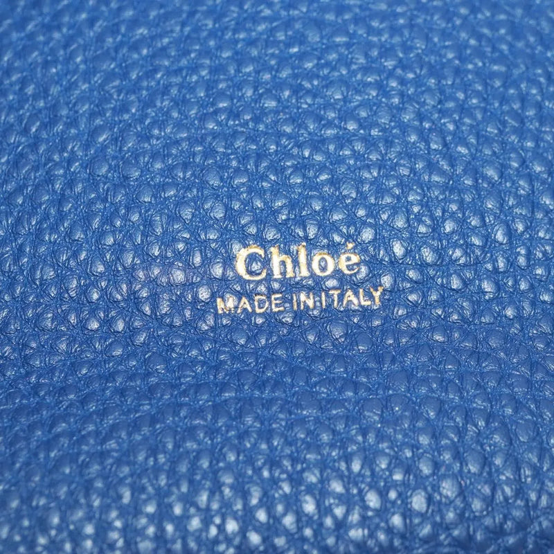Chloe Aby Day Leather Blue Bag