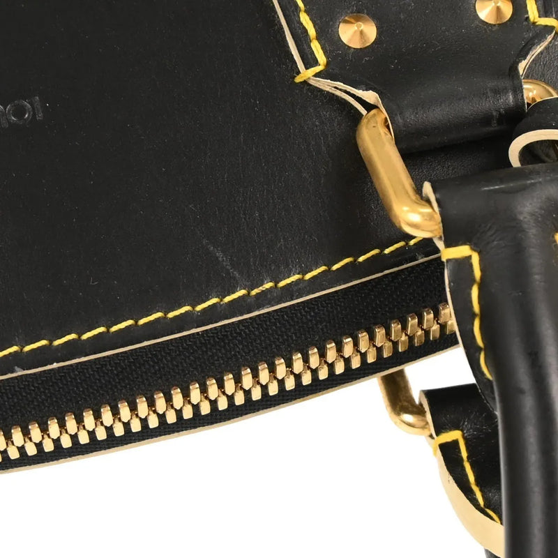 Louis Vuitton Suhali Lockit Leather Black Bag