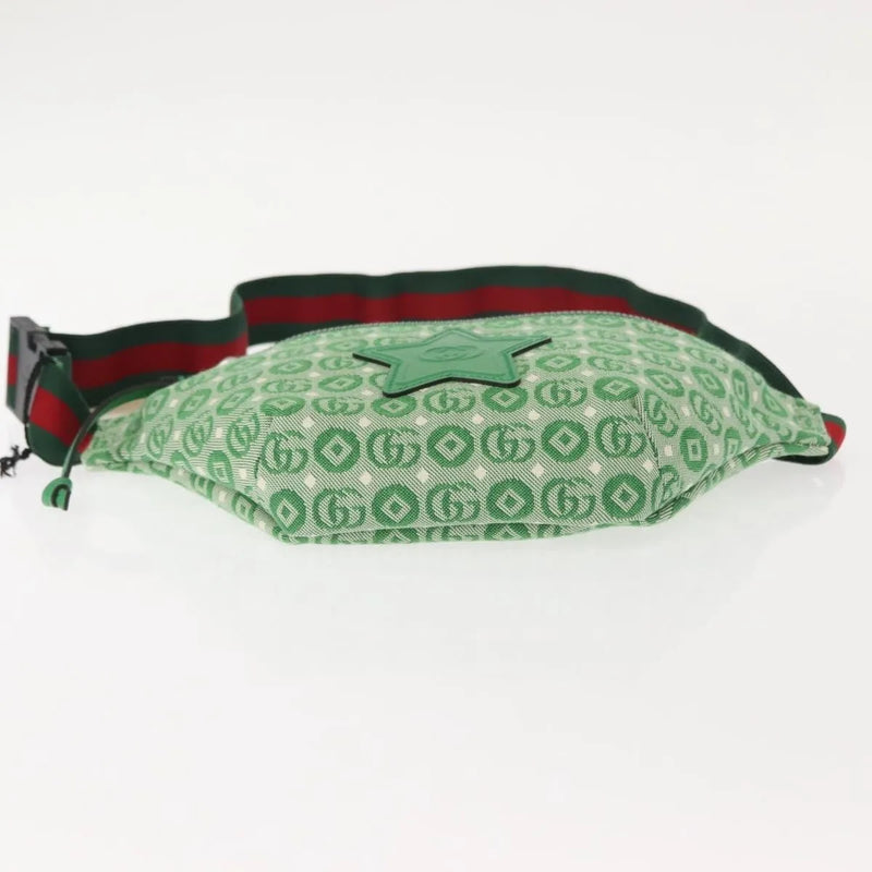 Gucci Waist Pouch Belt Gg Canvas Green Bag