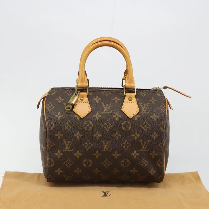 Louis Vuitton Speedy Monogram Canvas Neutral Bag