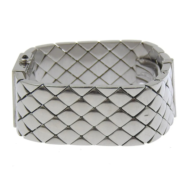 Chanel Matelasse Quartz Stainless Steel With Diamond Bezel Watch
