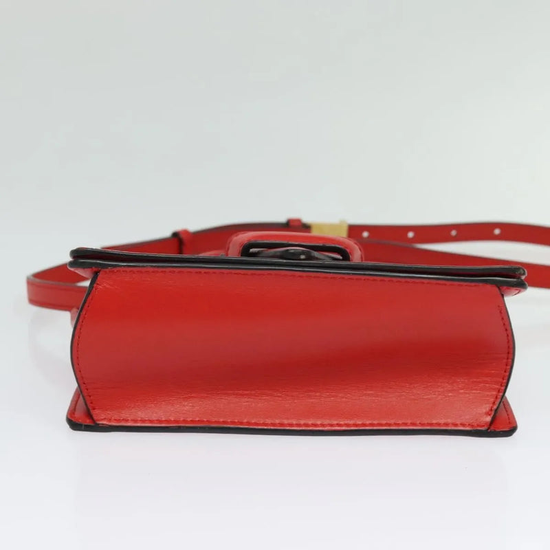 Loewe Barcelona Leather Red Bag
