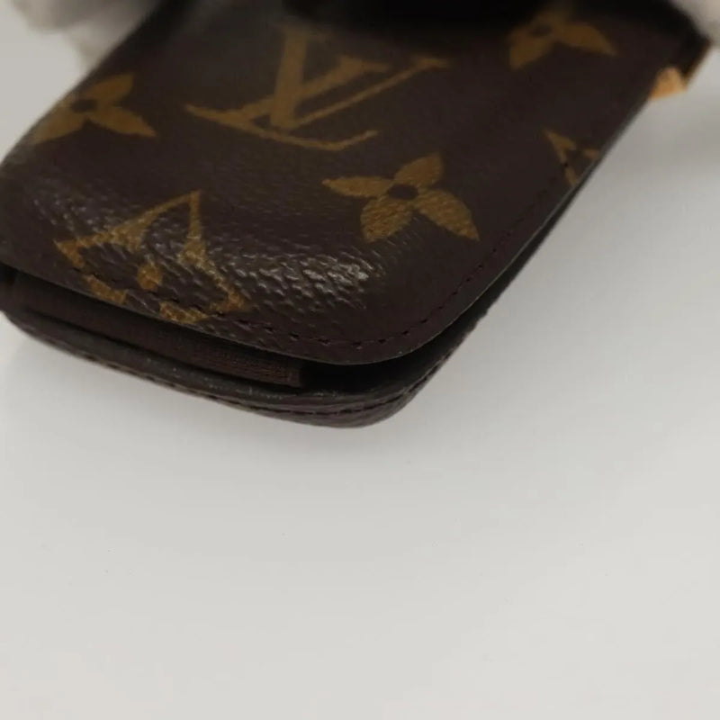 Louis Vuitton Etui Phone Case Monogram Canvas Brown Bag