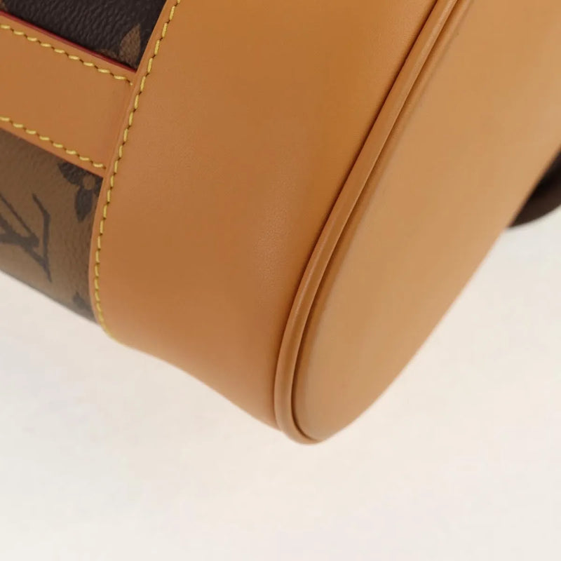 Louis Vuitton Nigo Randonnee Limited Edition Stripes Monogram Canvas Brown Bag