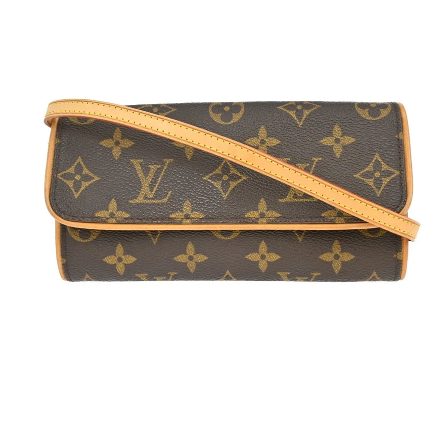 Louis Vuitton Twin Monogram Canvas Brown Bag
